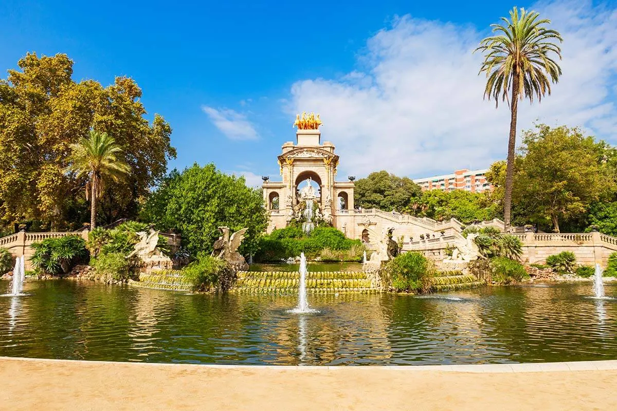 Ciutadella Park in Barcelona