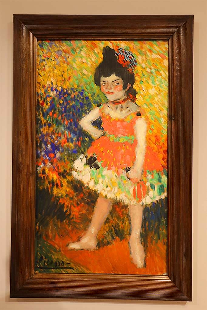 Dwarf Dancer painting by Pablo Picasso in Barcelona
