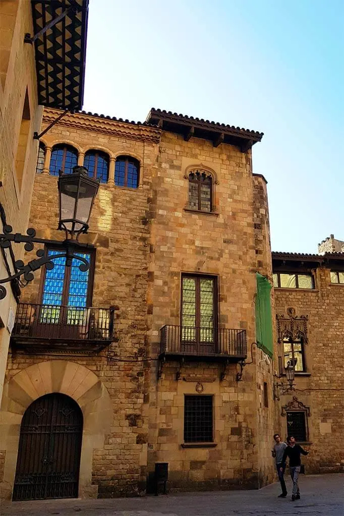Gothic Quarter in Barcelona Old Town