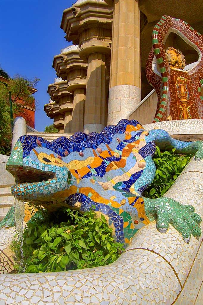 Lizard statue in Park Güell Barcelona