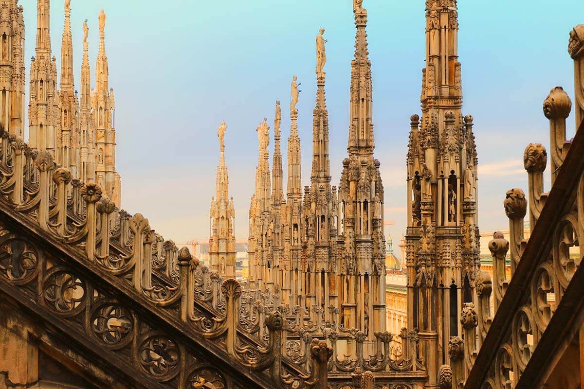 Milan Duomo Terraces - cathedral rooftop