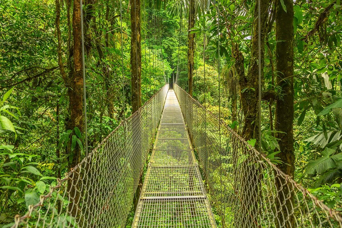 Mistico Arenal Hanging Bridges Park is one of the best places to visit in La Fortuna, Costa Rica