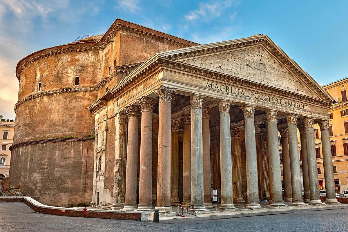 Pantheon - one of the best preserved ancient landmarks in Rome