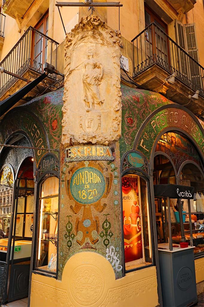 Pastisseria Escribà on La Rambla in Barcelona