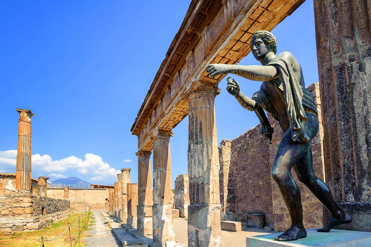 Pompeii ancient city in Italy