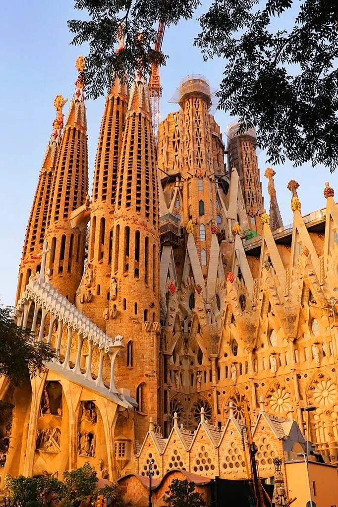 Sagrada Familia Basilica in Barcelona