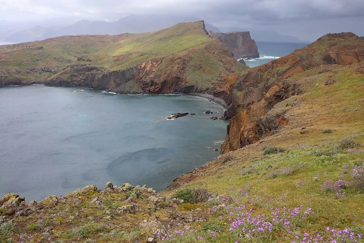 Scenery on the Ponta de Sao Lourenco hike in Madeira