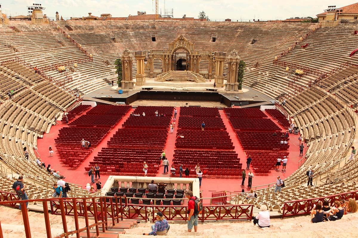 Verona Arena - ancient theater in Italy