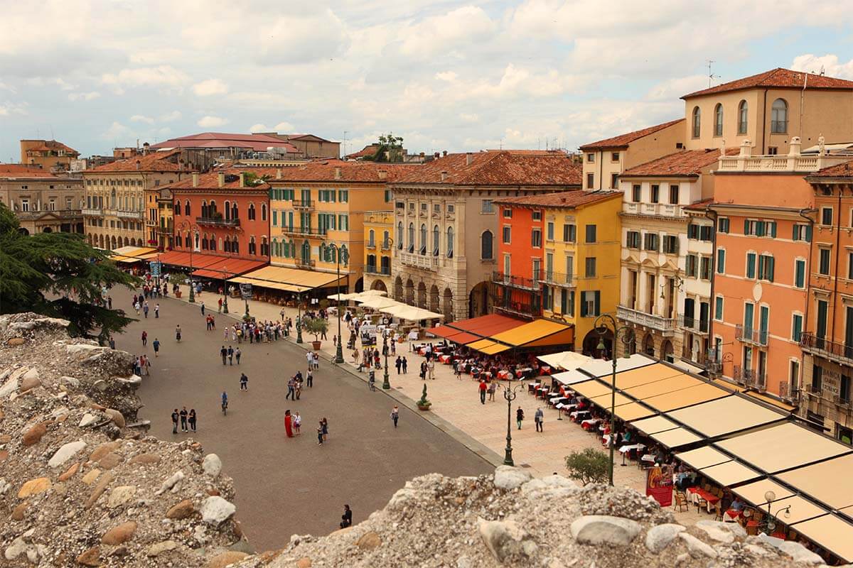 Verona city center, Italy