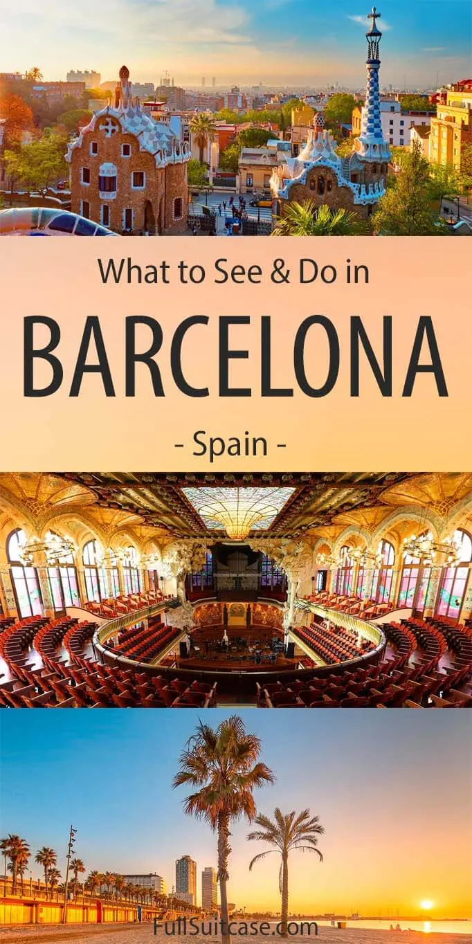 What to see and do in Barcelona, Spain
