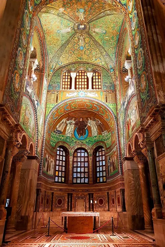 Altar of Basilica di San Vitale in Ravenna
