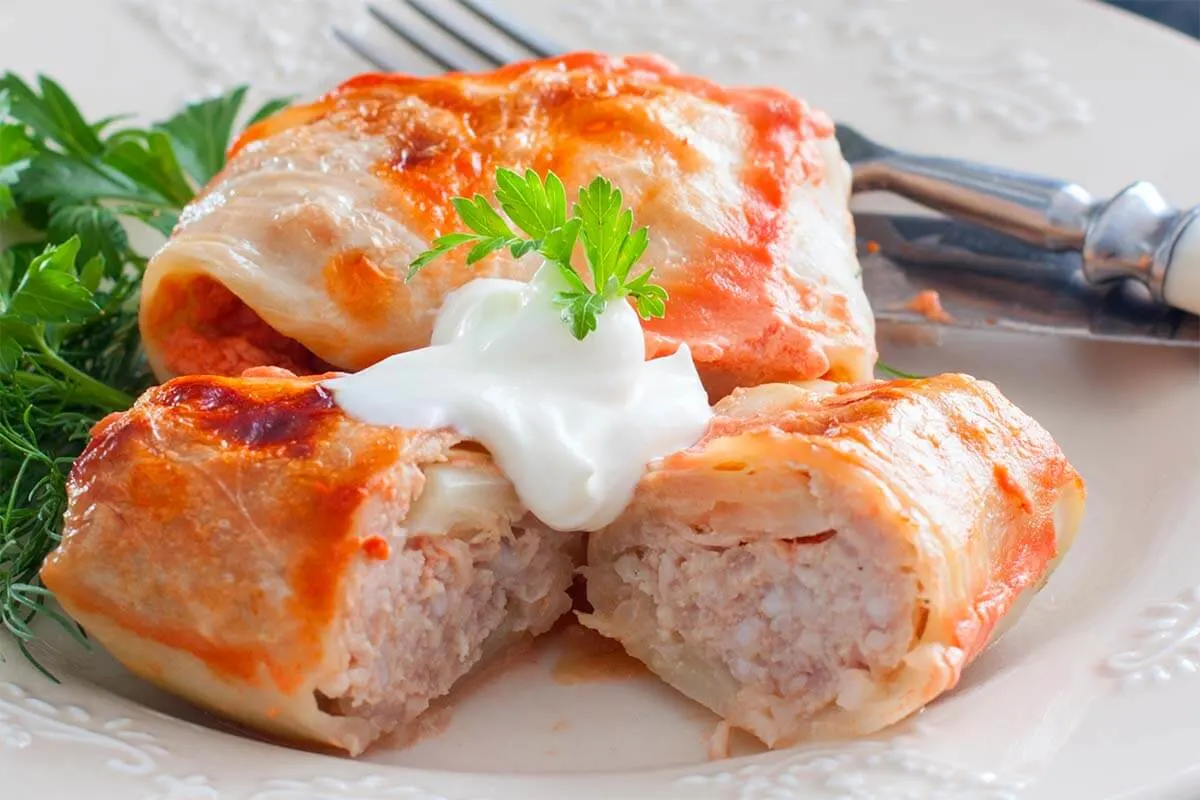 Balandėliai - Lithuanian cabbage rolls