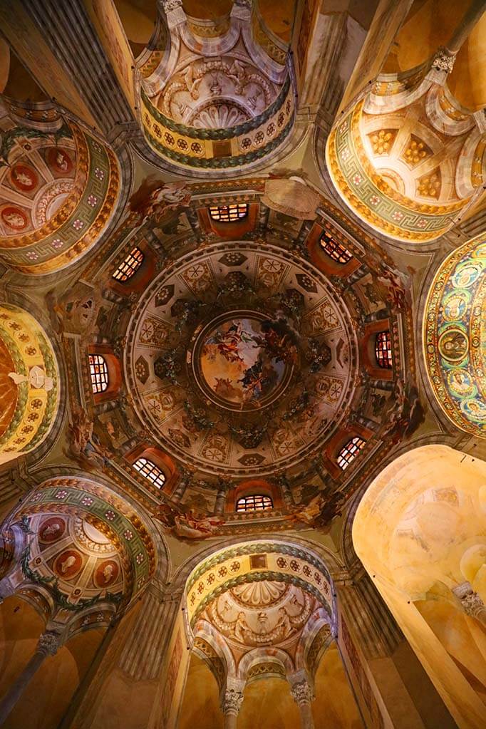 Basilica di San Vitale ceiling - best of Ravenna