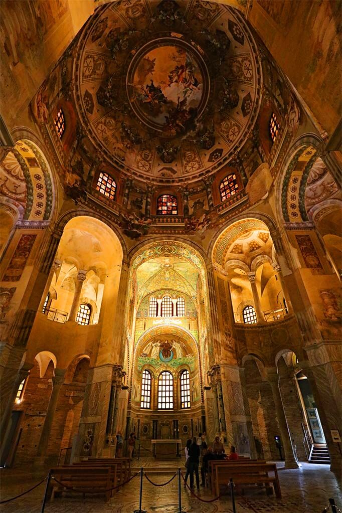 Basilica di San Vitale is the most beautiful place to see in Ravenna Italy
