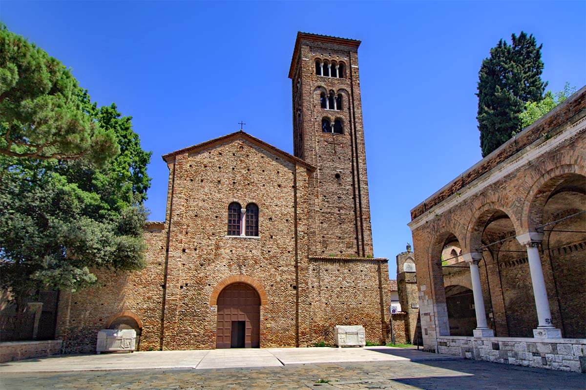 Basilica of Saint Francis in Ravenna Italy