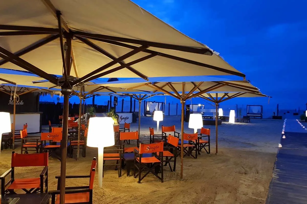 Beach restaurant at Marina di Ravenna