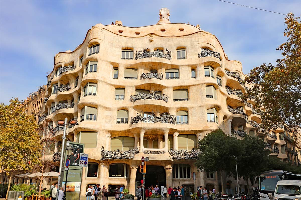 Casa Milà (La Pedrera) Gaudi building in Barcelona