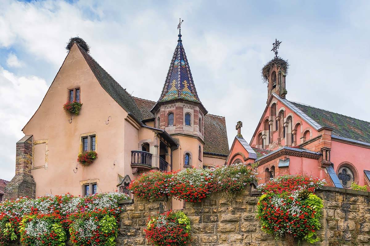 Château de Saint-Léon-Pfalz in Eguisheim France