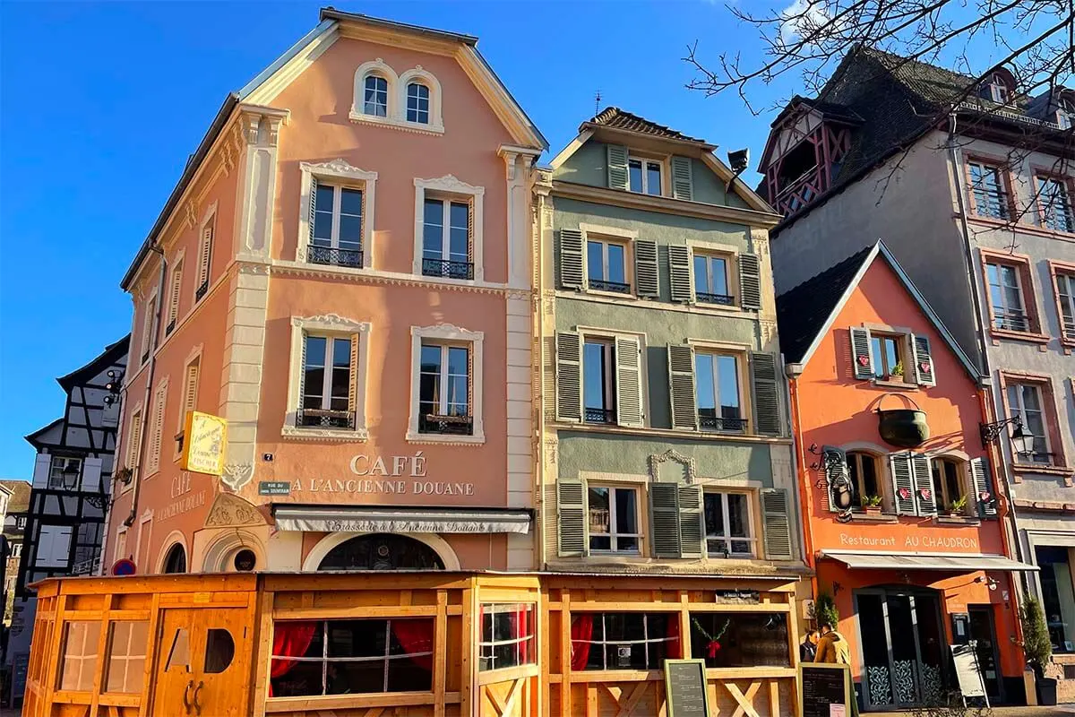 Colmar old town area next to Place de l'Ancienne Douane