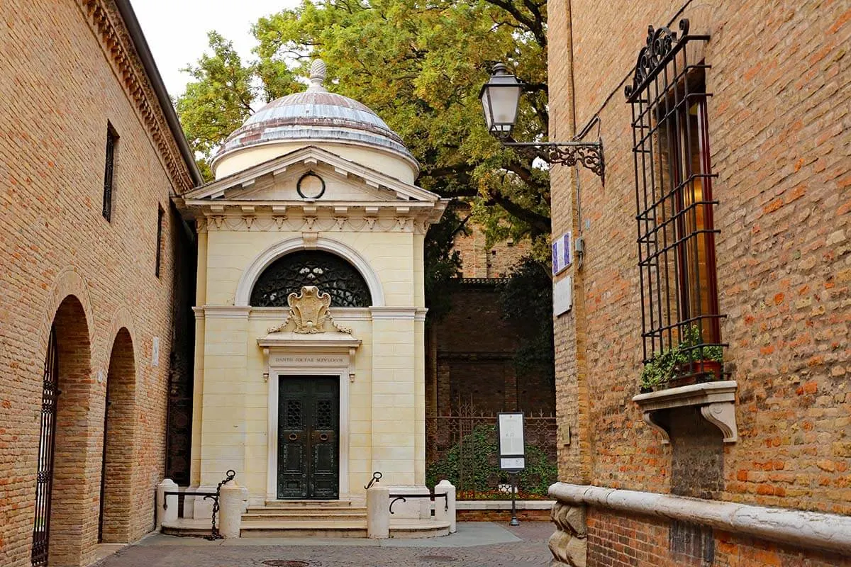 Dante's Tomb in Ravenna Italy