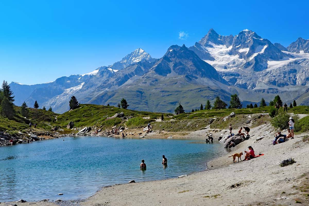 Grünsee Lake in Zermatt