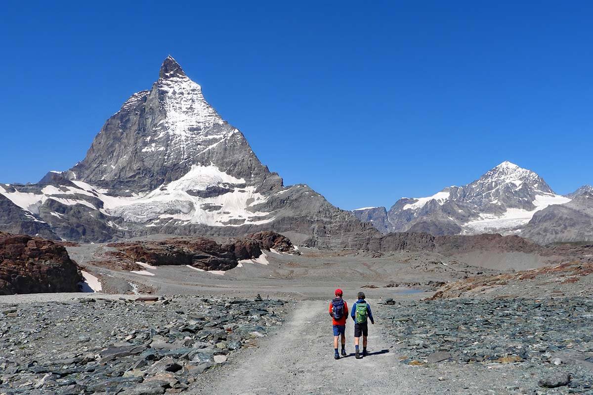 Hiking in Zermatt - Matterhorn Glacier Trail
