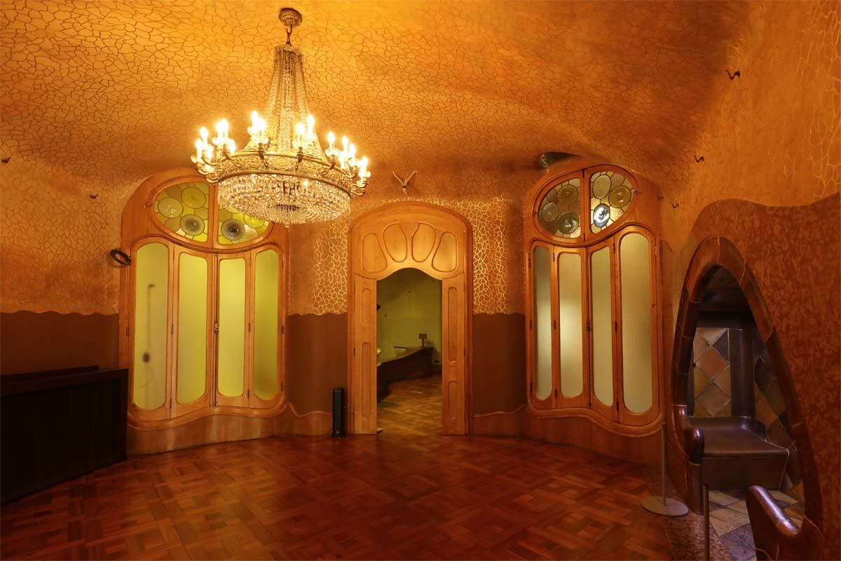 Interior of Casa Batllo in Barcelona