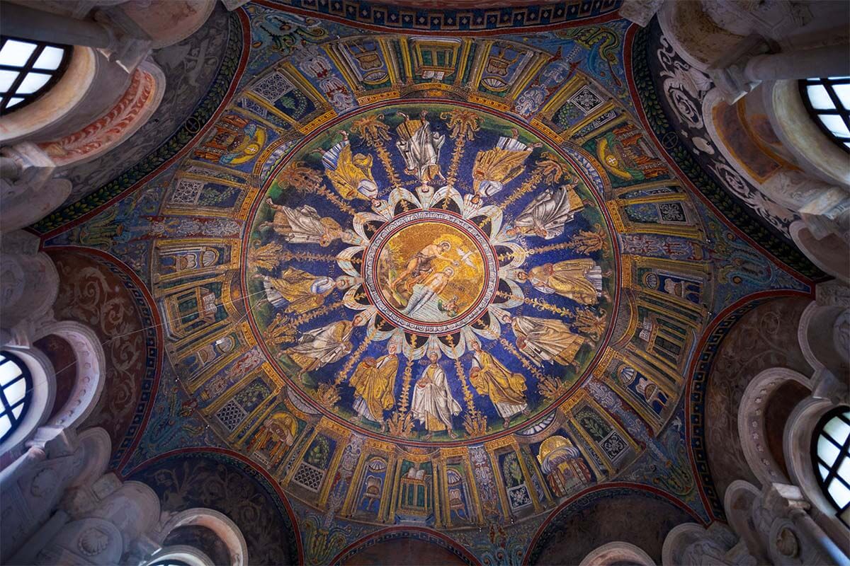 Neonian Baptistery is one of the must sees in Ravenna Italy