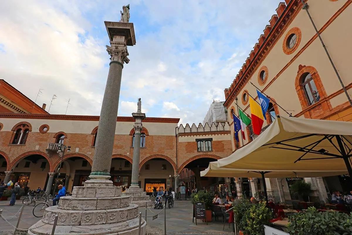 Piazza del Popolo square in Ravenna