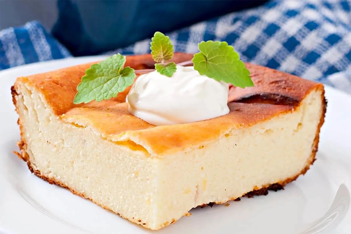 Varškės apkepas - Lithuanian curd cheese casserole