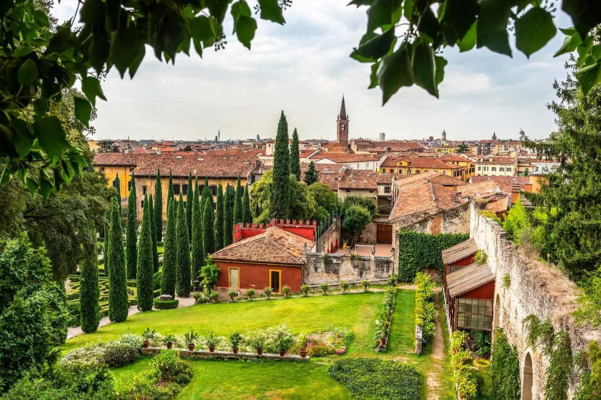 Views from Giardino Giusti in Verona
