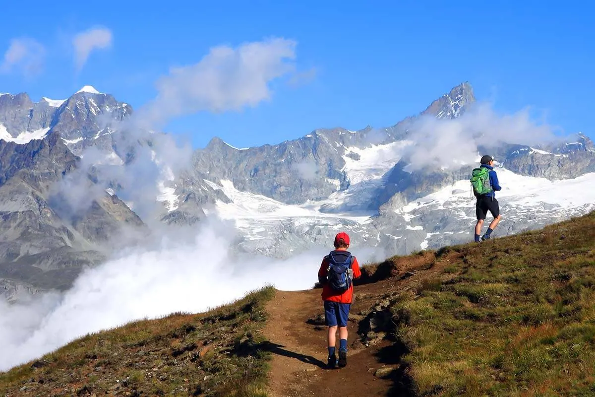 The best hiking route in Swiss Alps