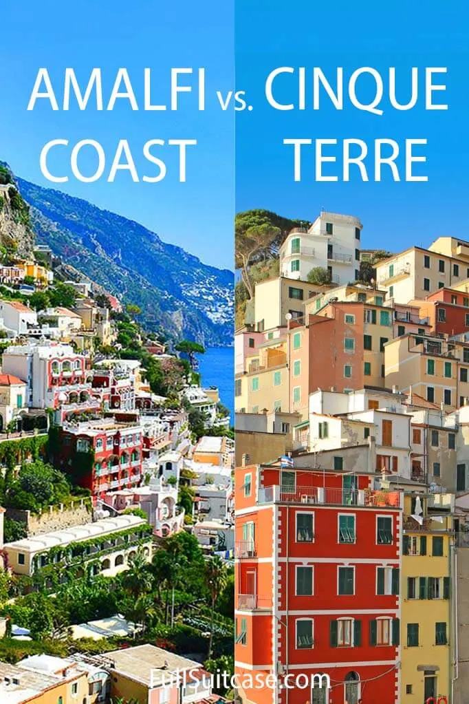 Amalfi Coast vs Cinque Terre (Italy)
