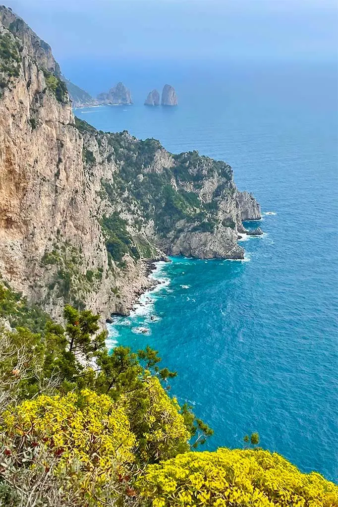 Belvedere della Migliara en Anacapri en la isla de Capri Italia