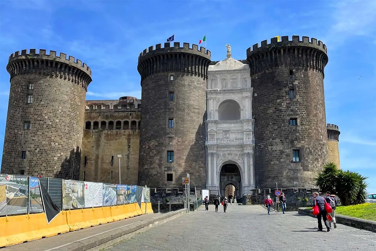 Castel Nuovo in Naples Italy