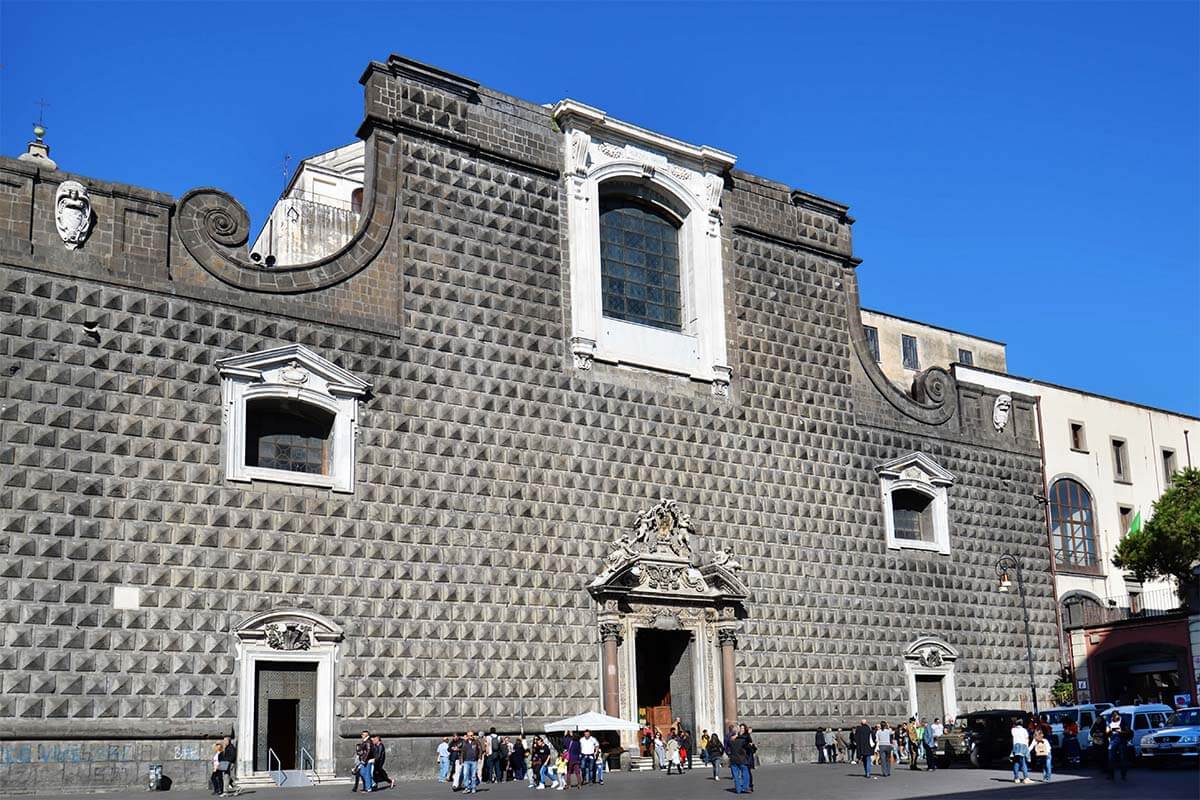 Gesu Nuovo Church is a must see in Naples