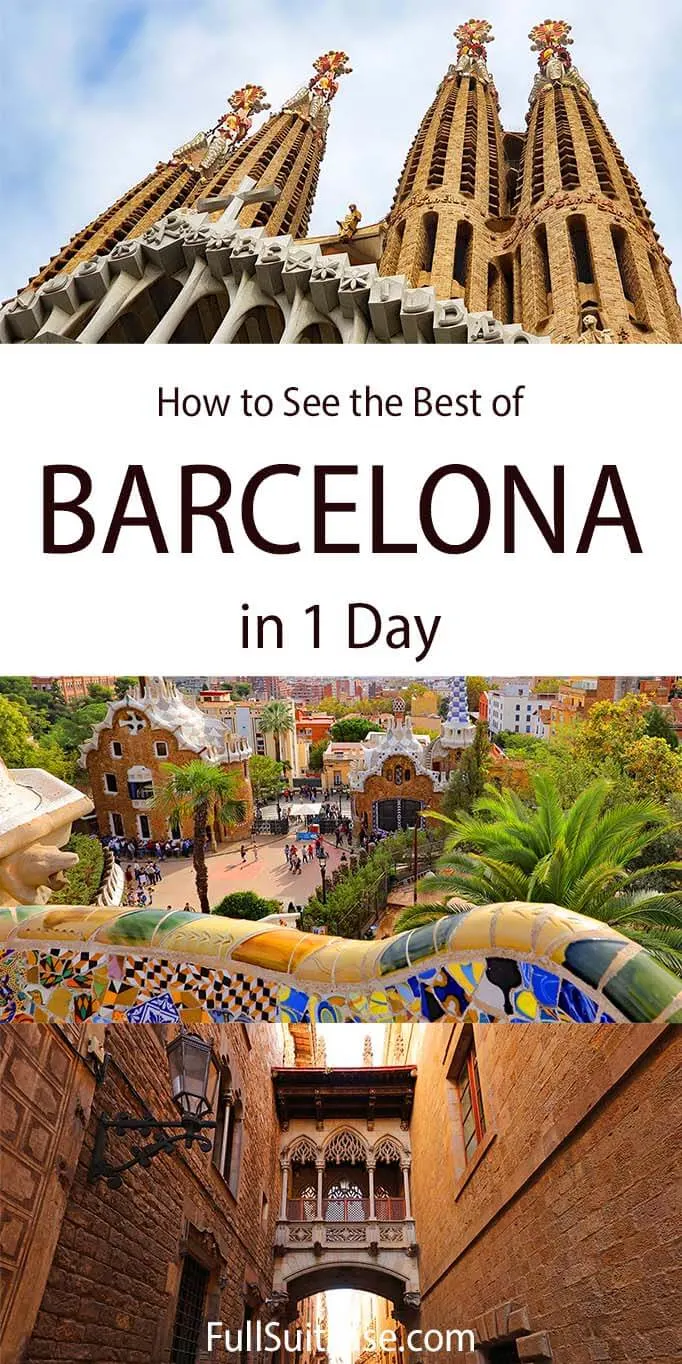 Best of Barcelona in One Day: Detailed Itinerary, Map & Tips