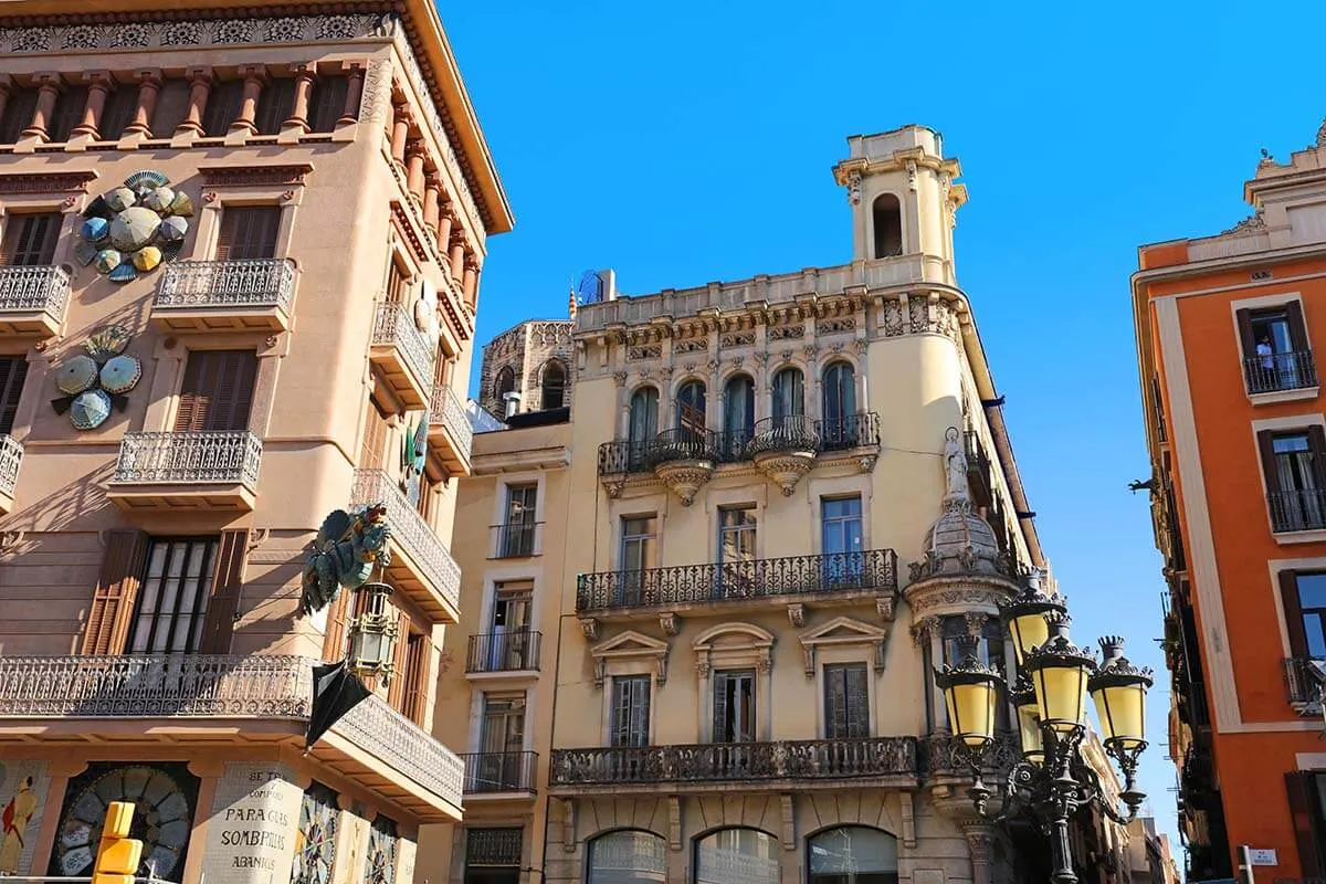 La Rambla street in Barcelona