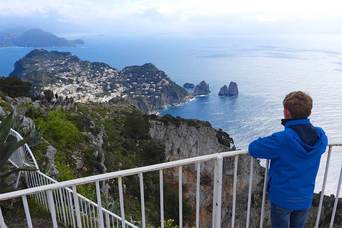 Monte Solaro views over Capri
