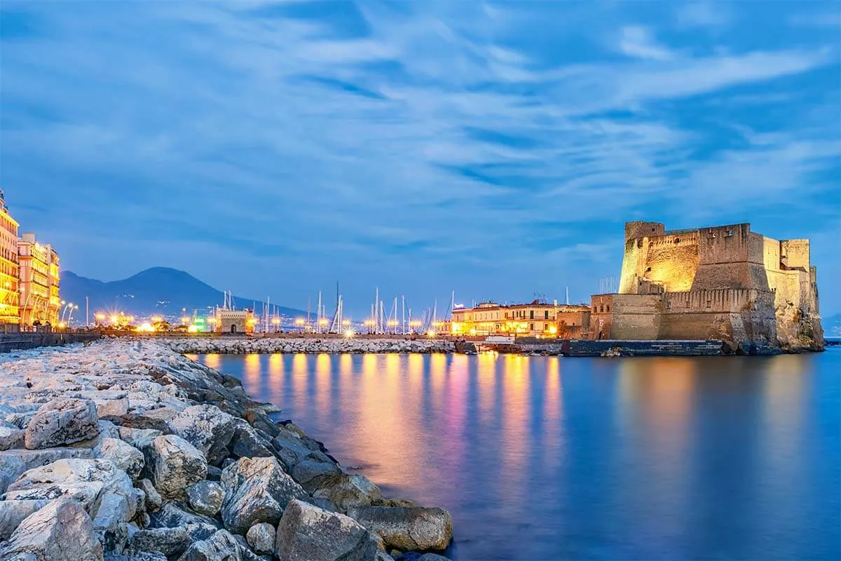 Naples Waterfront and Castel dell'Ovo