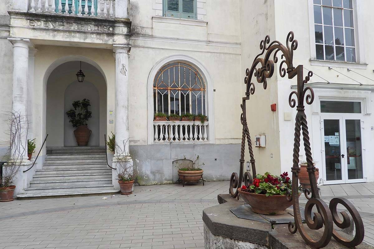 Old historic hotel Eden Paradiso in Anacapri