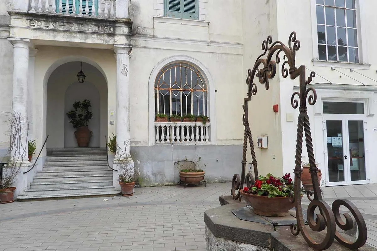 Old historic hotel Eden Paradiso in Anacapri