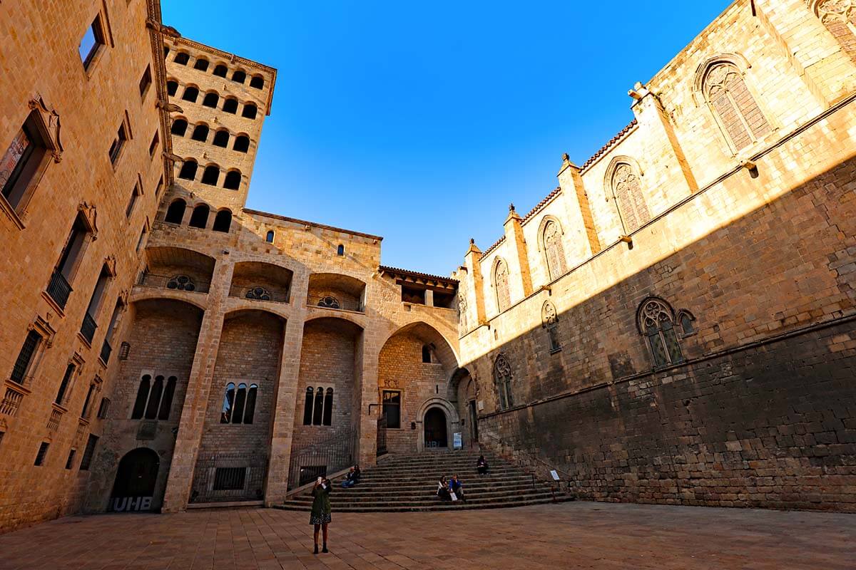 Plaça del Rei in Barcelona