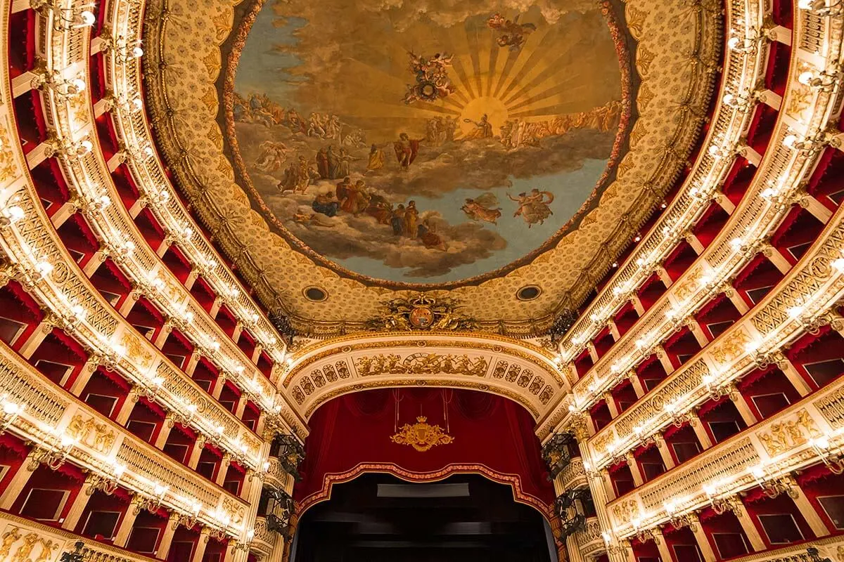Teatro San Carlo is one of the best places to see in Naples