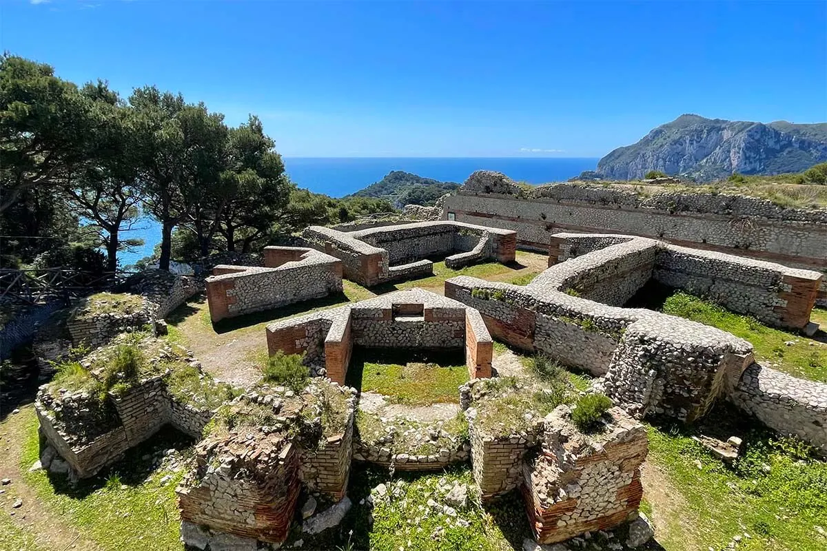 Villa Jovis in Capri Italy