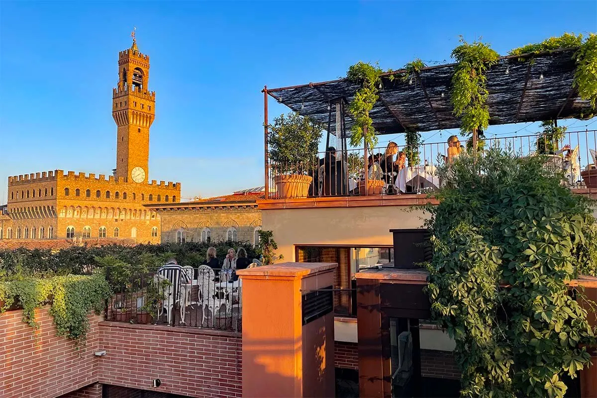 Angel Roofbar and Restaurant at Hotel Calimala in Florence