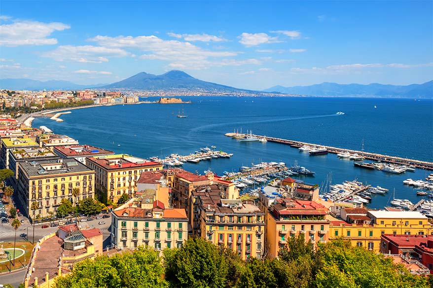 Bay of Naples - one of the most beautiful areas to visit in Italy