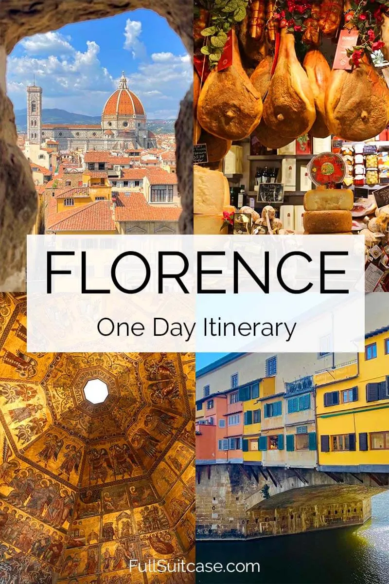 Best of Florence in One Day: Detailed Itinerary (+Map, Info & Tips)