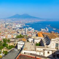 One day in Naples, Italy