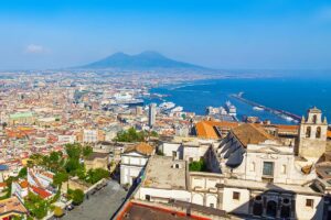 One day in Naples, Italy